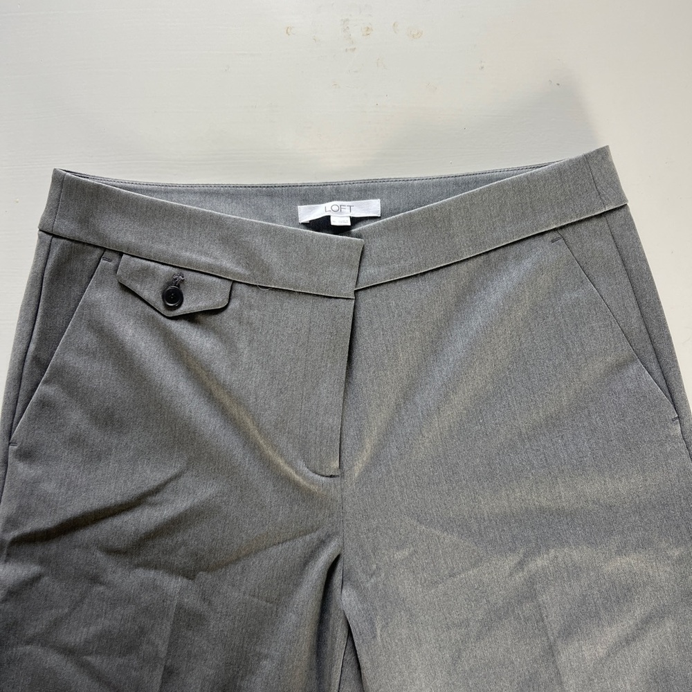 Loft size 10 Wide Leg Grey Trousers NWOT